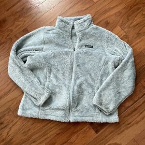 Columbia Blue Silver Full Zip Jacket Size XL